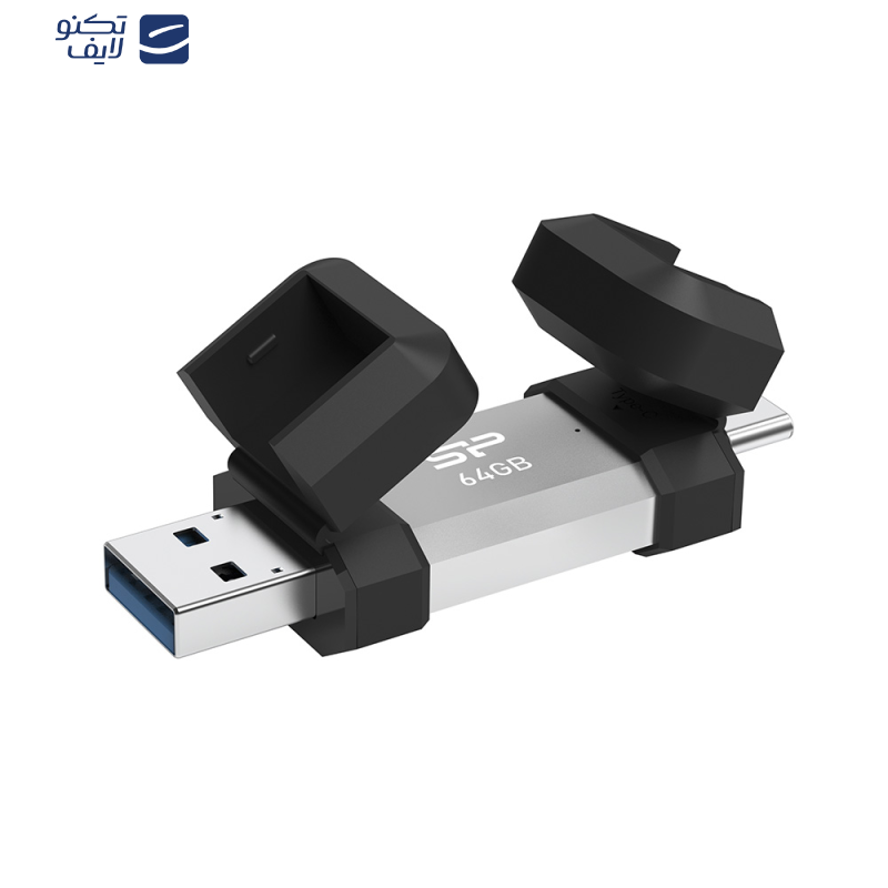 فلش مموری USB 3.2 سیلیکون پاور مدل C51 ظرفیت 64 گیگابایت فلش مموری USB 3.2 سیلیکون پاور مدل C51 ظرفیت 64 گیگابایت