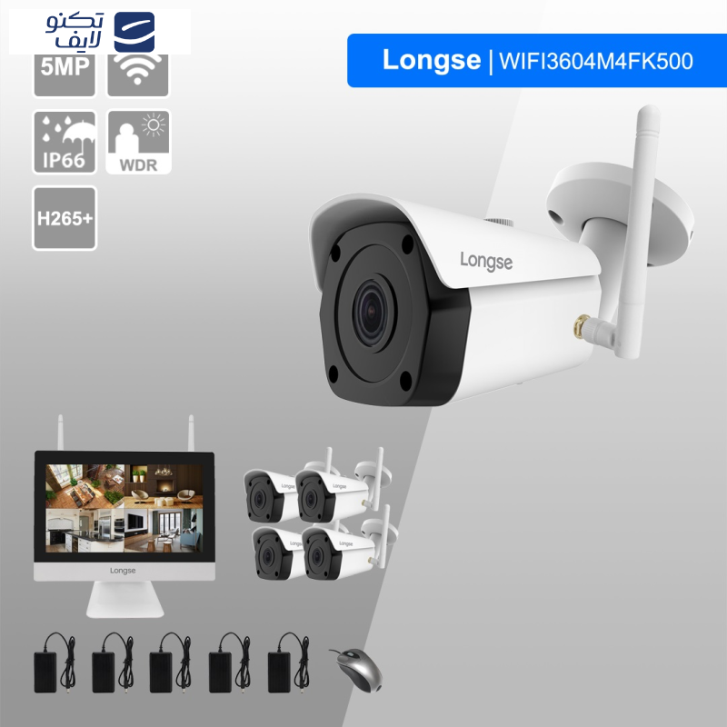 سیستم امنیتی لانگسی مدل WIFI3604M4FK500 سیستم امنیتی لانگسی مدل WIFI3604M4FK500