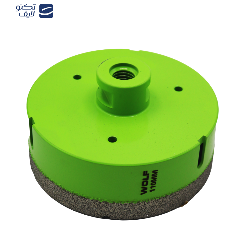 گردبر فرزی سنگ و سرامیک ولف مدل YP-0110 به همراه رابط تبدیل به دریل سایز 110 میلی متر  گردبر فرزی سنگ و سرامیک ولف مدل YP-0110 به همراه رابط تبدیل به دریل سایز 110 میلی متر