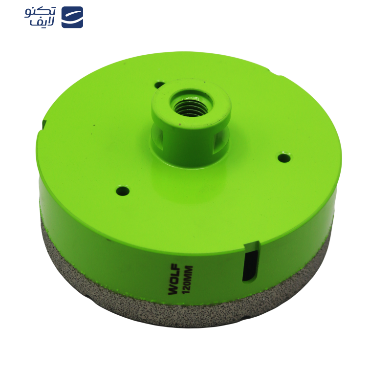 گردبر فرزی سنگ و سرامیک ولف مدل YP-0120  به همراه رابط تبدیل به دریل سایز 120 میلی متر  گردبر فرزی سنگ و سرامیک ولف مدل YP-0120  به همراه رابط تبدیل به دریل سایز 120 میلی متر