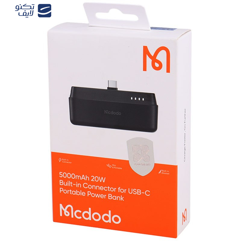 پاوربانک مک دود مدل Mc-630 ظرفیت 5000 میلی آمپر ساعت پاوربانک مک دود مدل Mc-630 ظرفیت 5000 میلی آمپر ساعت