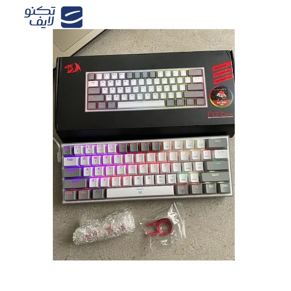 کیبورد مخصوص بازی ردراگون مدل FIZZ K617 WHITE/GREY کیبورد مخصوص بازی ردراگون مدل FIZZ K617 WHITE/GREY