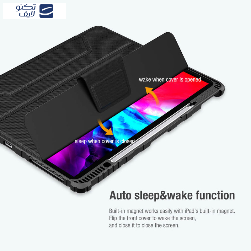 کیف کلاسوری نیلکین مدل Camshield Bumper مناسب برای تبلت اپل  (2022 / 2021 / 2020) iPad Air13(2025) / iPad Air13(2024) /iPad 12.9  کیف کلاسوری نیلکین مدل Camshield Bumper مناسب برای تبلت اپل  (2022 / 2021 / 2020) iPad Air13(2025) / iPad Air13(2024) /iPad 12.9