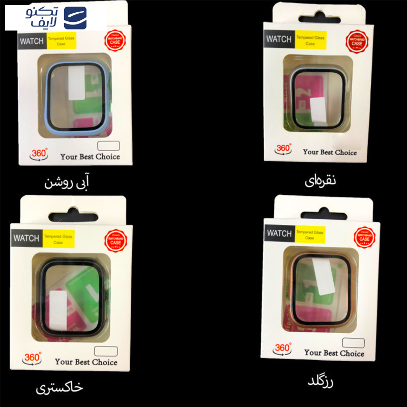 کاور مدل TGC-42MM مناسب برای اپل واچ سری 1/2/3 سایز 42 میلی متری به همراه محافظ صفحه نمایش کاور مدل TGC-42MM مناسب برای اپل واچ سری 1/2/3 سایز 42 میلی متری به همراه محافظ صفحه نمایش