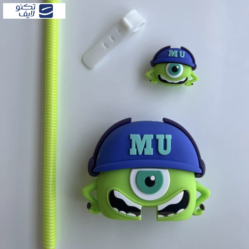 محافظ کابل و شارژر دیواری مدل مایک mike مجموعه 4 عددی محافظ کابل و شارژر دیواری مدل مایک mike مجموعه 4 عددی