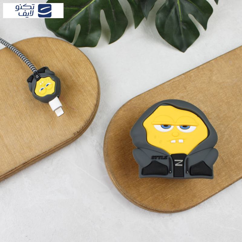 محافظ کابل و شارژر وال کیس طرح باب اسفنجی مناسب برای شارژر 20W اپل محافظ کابل و شارژر وال کیس طرح باب اسفنجی مناسب برای شارژر 20W اپل