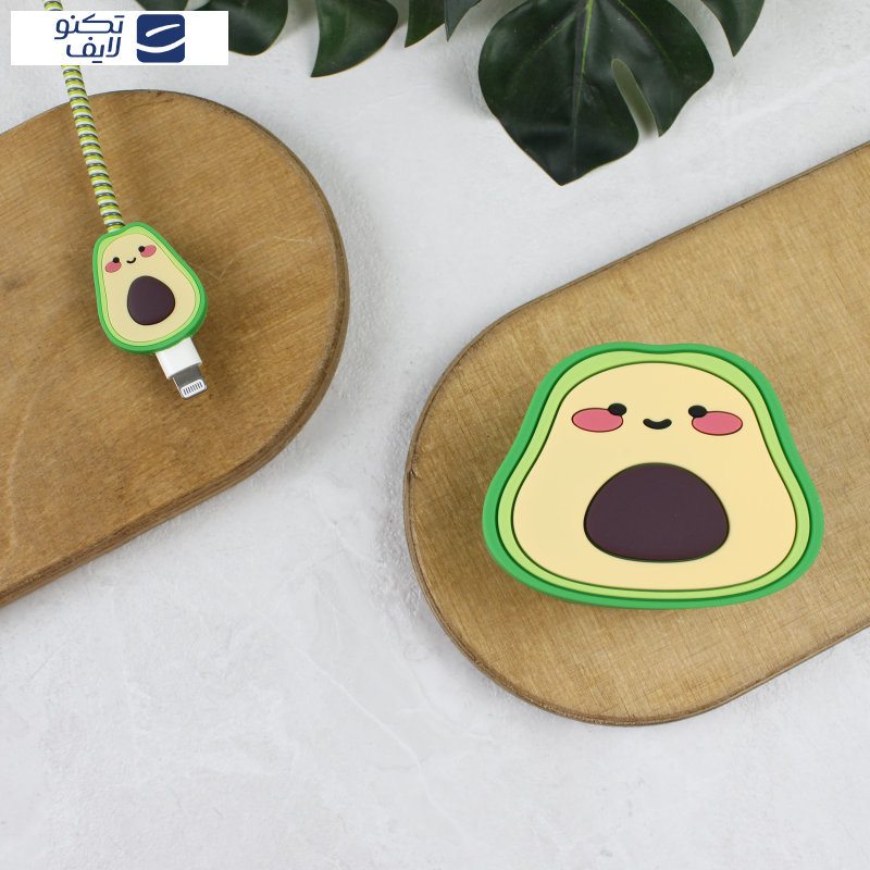 محافظ کابل و شارژر وال کیس طرح آواکادو مناسب برای شارژر 20W اپل محافظ کابل و شارژر وال کیس طرح آواکادو مناسب برای شارژر 20W اپل