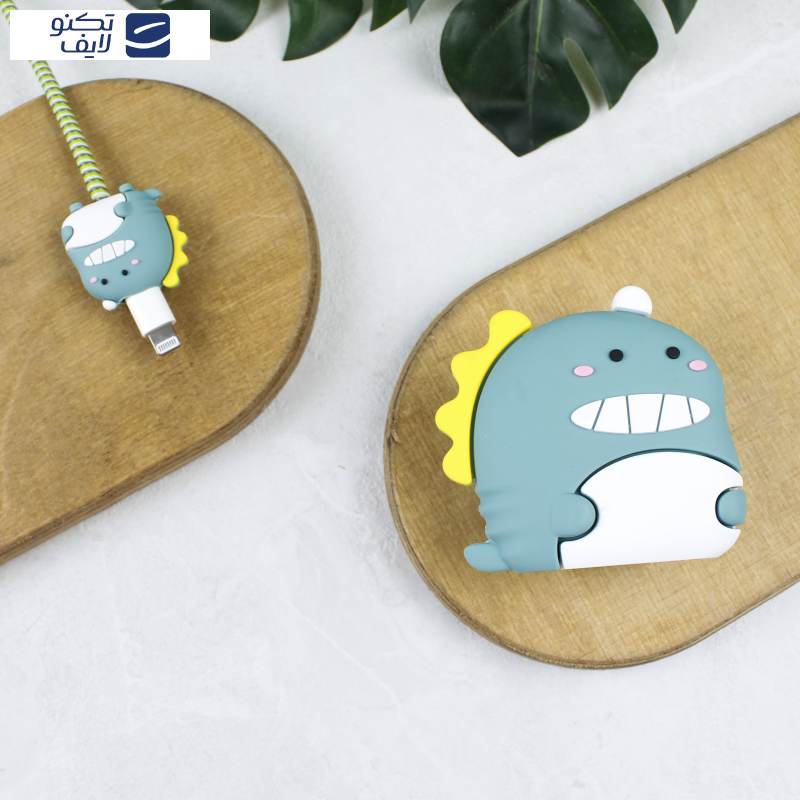 محافظ کابل و شارژر وال کیس طرح دایناسور خندان مناسب برای شارژر 20W اپل محافظ کابل و شارژر وال کیس طرح دایناسور خندان مناسب برای شارژر 20W اپل