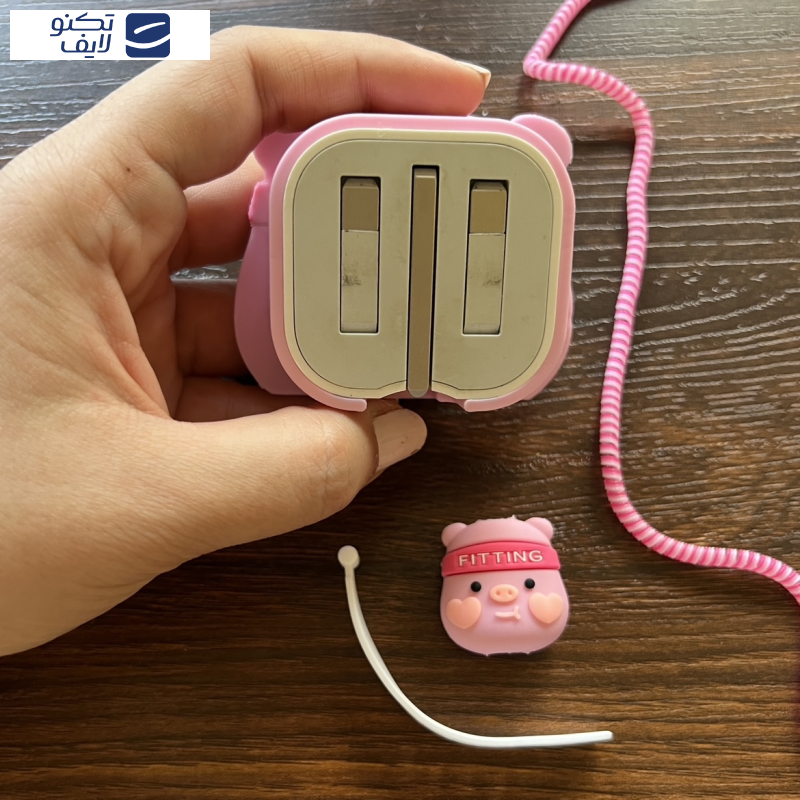 محافظ کابل و شارژر مدل Fitting Pig مجموعه ۴ عددی مناسب برای شارژر 20W اپل محافظ کابل و شارژر مدل Fitting Pig مجموعه ۴ عددی مناسب برای شارژر 20W اپل