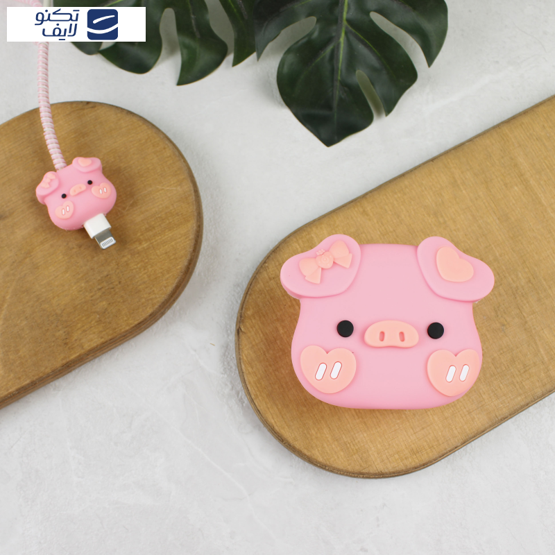 محافظ کابل و شارژر وال کیس طرح Pig مناسب برای شارژر 20W اپل محافظ کابل و شارژر وال کیس طرح Pig مناسب برای شارژر 20W اپل