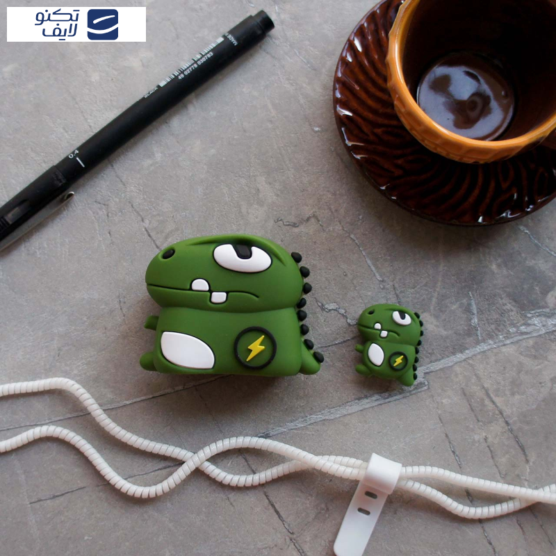 محافظ کابل مدل Cute Dragon-Cover به همراه محافظ شارژر دیواری مجموعه 4 عددی محافظ کابل مدل Cute Dragon-Cover به همراه محافظ شارژر دیواری مجموعه 4 عددی