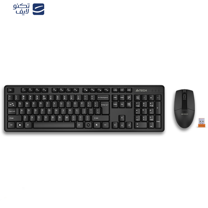کیبورد و ماوس بی سیم ای فورتک مدل 3330NS کیبورد و ماوس بی سیم ای فورتک مدل 3330NS