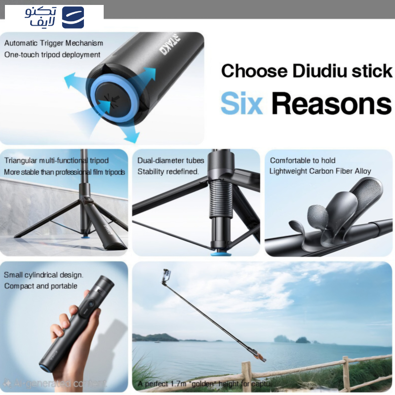 میله سه پایه فون عکاسی آرتاکو مدل Smart Tripod میله سه پایه فون عکاسی آرتاکو مدل Smart Tripod