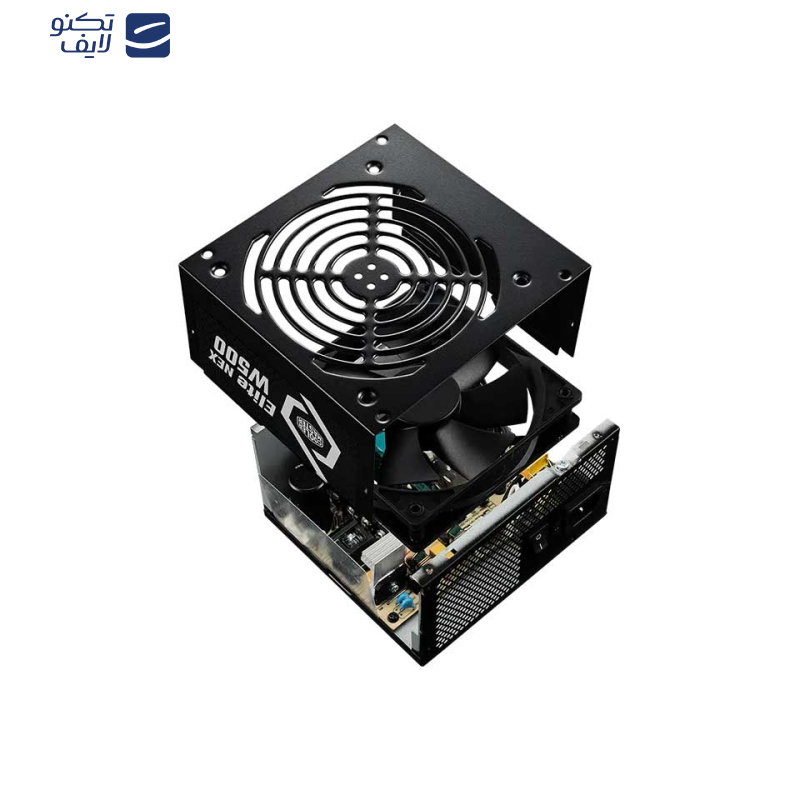 منبع تغذیه کامپیوتر کولر مستر مدل ELITE NEX White W500 منبع تغذیه کامپیوتر کولر مستر مدل ELITE NEX White W500