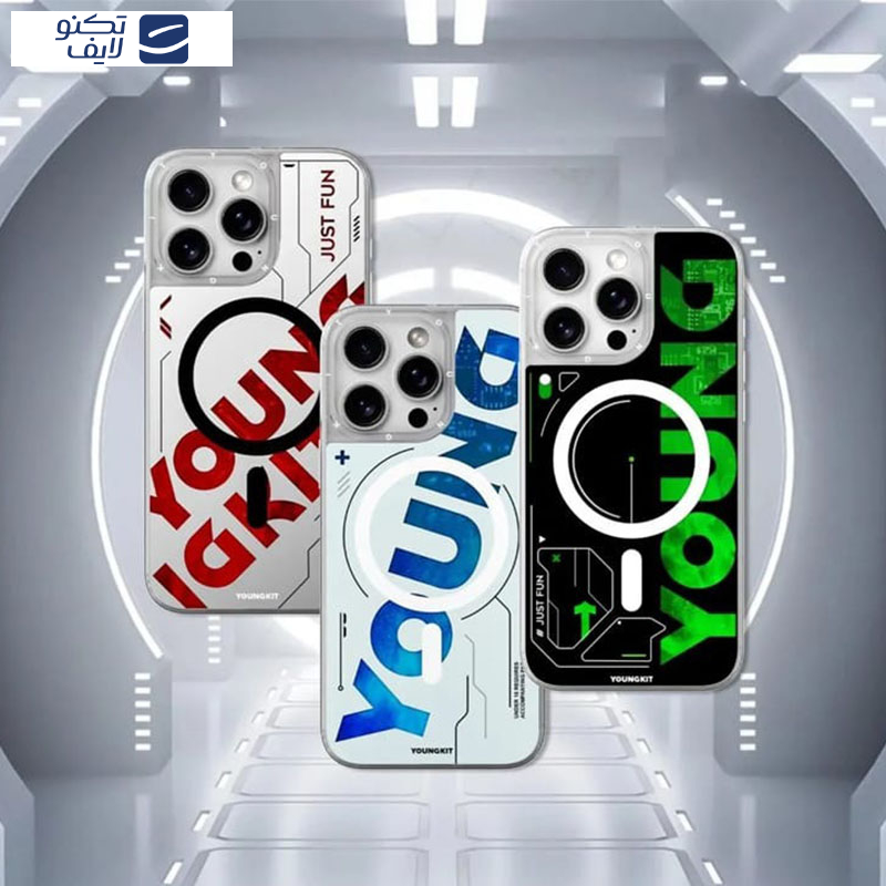 کاور یانگ کیت مدل Futuristic Mag Out مناسب برای گوشی موبایل اپل iphone 16promax کاور یانگ کیت مدل Futuristic Mag Out مناسب برای گوشی موبایل اپل iphone 16promax