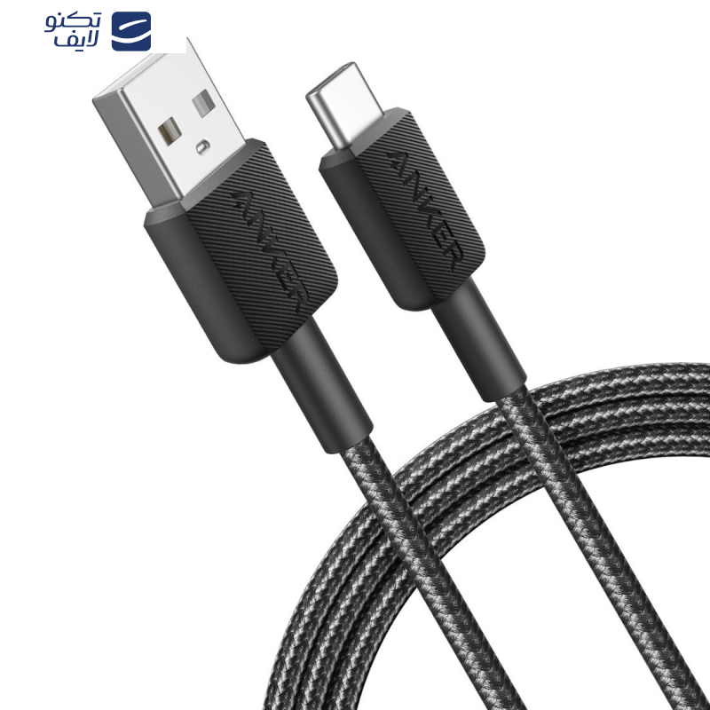کابل تبدیل USB به USB-C انکر مدل 322/A81H6 طول 1.8 متر کابل تبدیل USB به USB-C انکر مدل 322/A81H6 طول 1.8 متر
