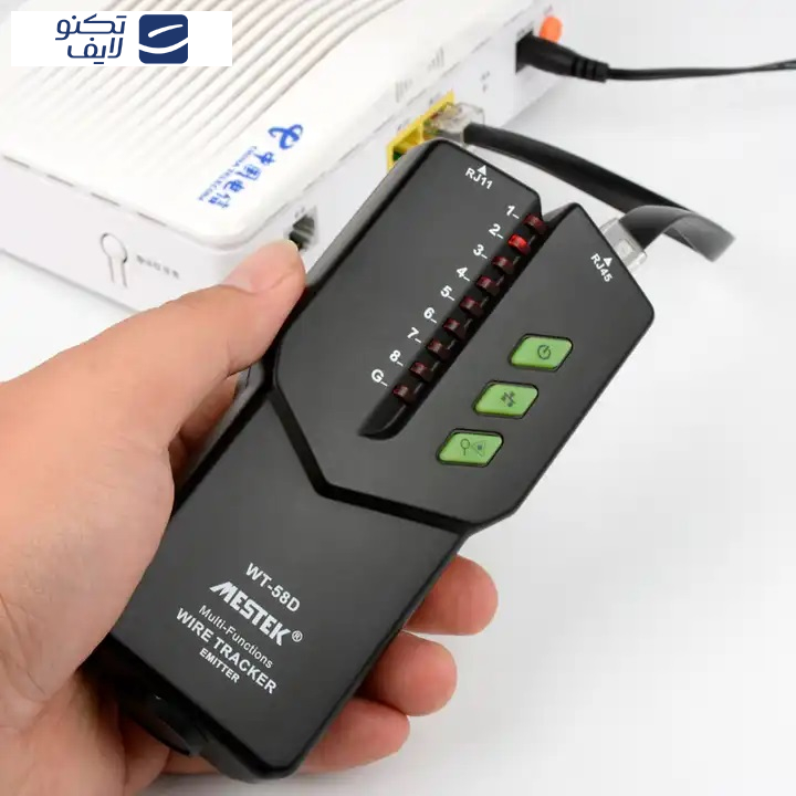 تستر کابل شبکه و ردیاب ولتاژ مستک مدل WT-58D تستر کابل شبکه و ردیاب ولتاژ مستک مدل WT-58D