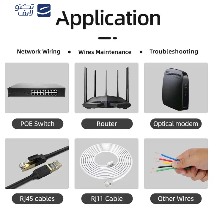 تستر کابل شبکه و ردیاب ولتاژ مستک مدل WT-58DL تستر کابل شبکه و ردیاب ولتاژ مستک مدل WT-58DL