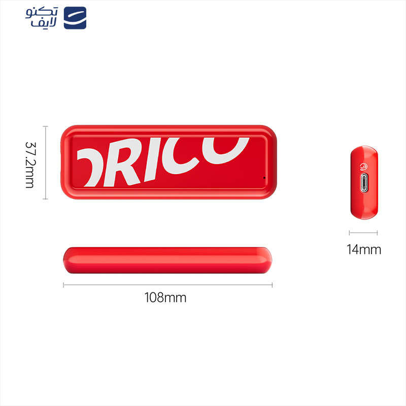 باکس M.2 NVMe SSD اوریکو مدل CPM2C3-G2 باکس M.2 NVMe SSD اوریکو مدل CPM2C3-G2