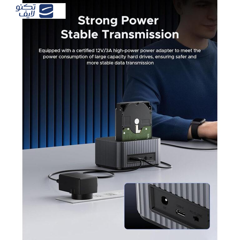 داک 2 سینی هارد و M2 اوریکو مدل ORICO-IT28E-C داک 2 سینی هارد و M2 اوریکو مدل ORICO-IT28E-C