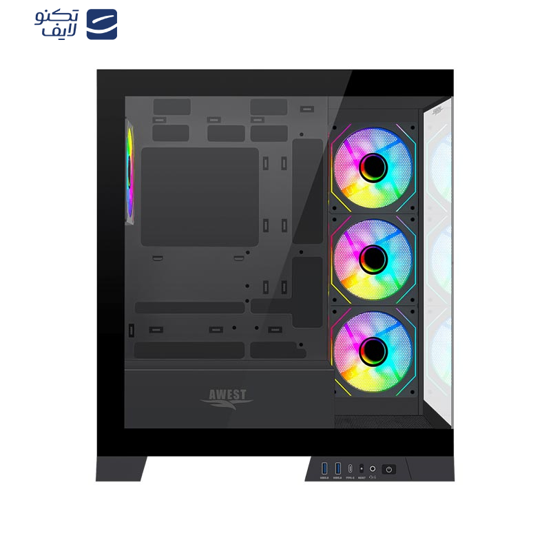 کیس کامپیوتر گیمینگ اوست مدل GT-AQ16-MB کیس کامپیوتر گیمینگ اوست مدل GT-AQ16-MB