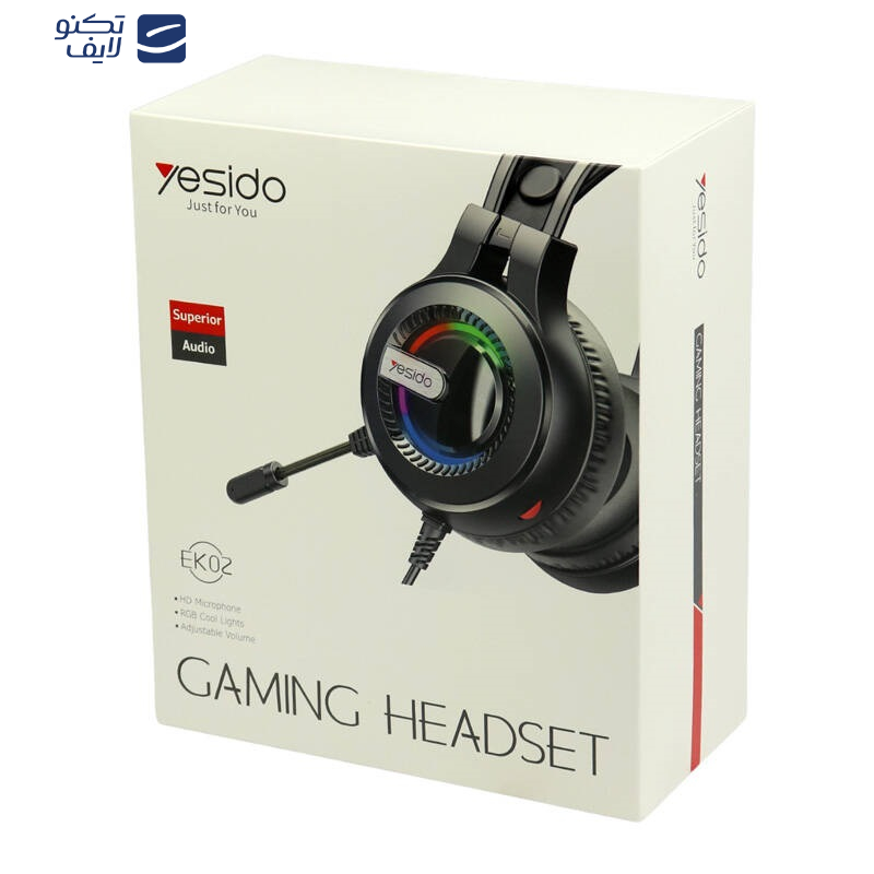 هدست مخصوص بازی یسیدو مدل EK02 هدست مخصوص بازی یسیدو مدل EK02