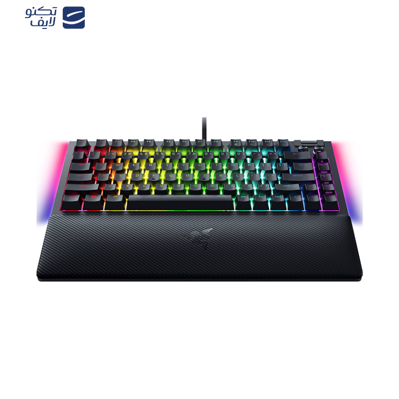کیبورد مخصوص بازی ریزر مدل RAZER BLACKWIDOW V4 75% کیبورد مخصوص بازی ریزر مدل RAZER BLACKWIDOW V4 75%