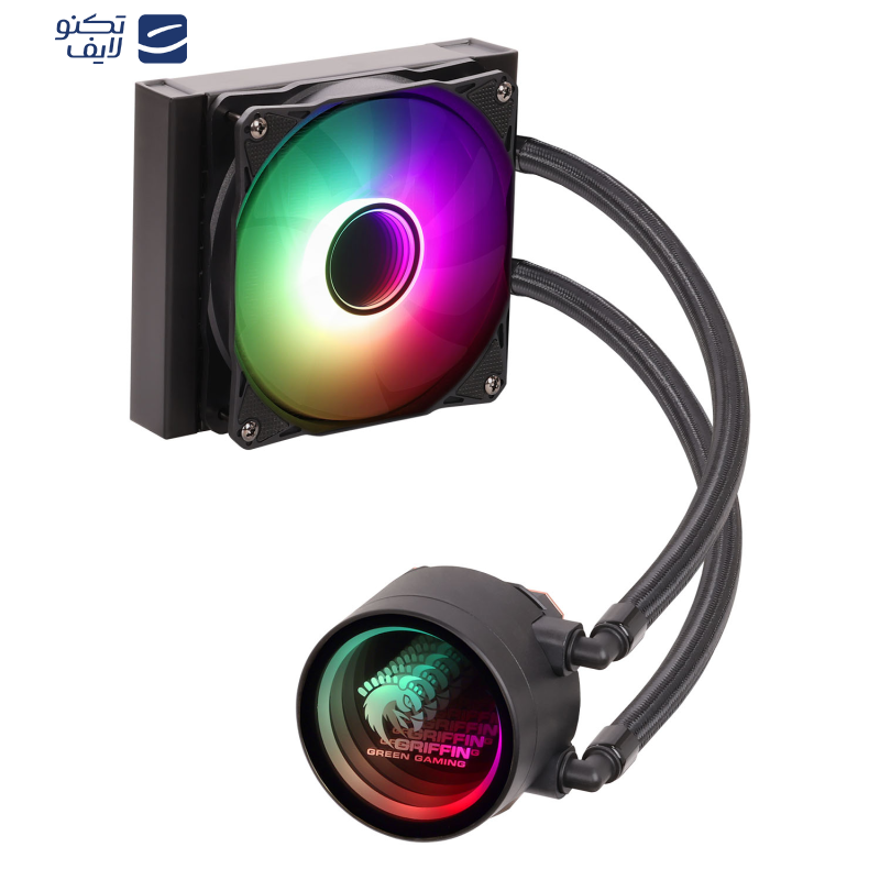 سیستم خنک کننده آبی گرین مدل GLACIER 120 ECO-ARGB