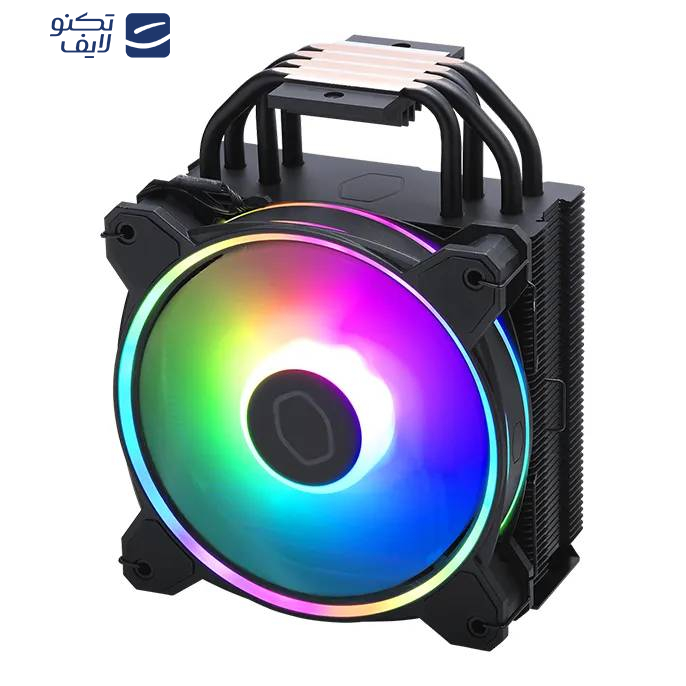 خنک کننده پردازنده کولر مستر مدل Hyper 212 Halo Black ARGB خنک کننده پردازنده کولر مستر مدل Hyper 212 Halo Black ARGB