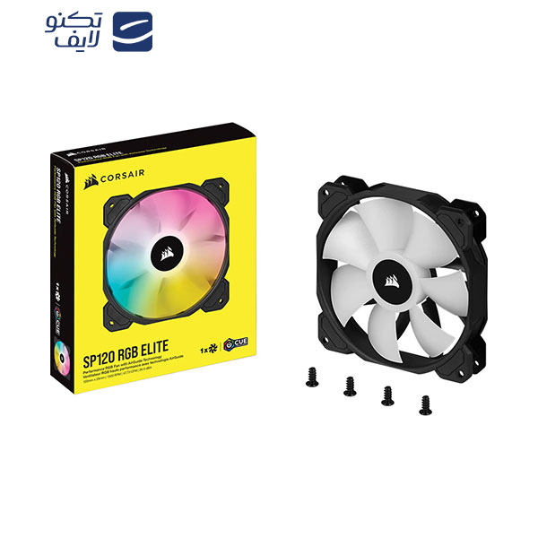 فن کیس کورسیر مدل iCUE SP120 RGB ELITE فن کیس کورسیر مدل iCUE SP120 RGB ELITE