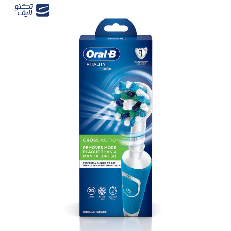 مسواک برقی اورال-بی مدل Vitality Cross Action - D100.413.2 مسواک برقی اورال-بی مدل Vitality Cross Action - D100.413.2