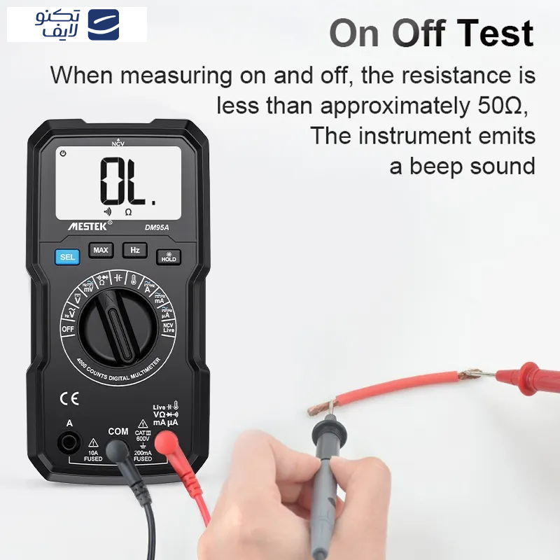 مولتی متر دیجیتال مستک مدل DM95A مولتی متر دیجیتال مستک مدل DM95A