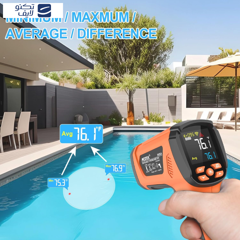 ترمومتر لیزری مستک مدل IR05A ترمومتر لیزری مستک مدل IR05A