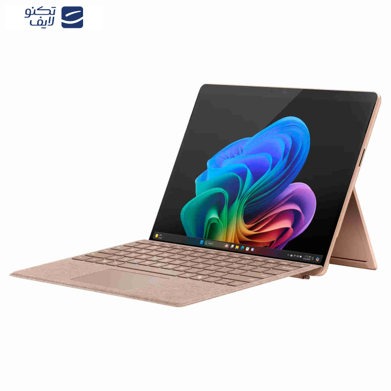 تبلت 13 اینچی مایکروسافت مدل Surface Pro 11-Snapdragon X Elite OLED ظرفیت 1 ترابایت و رم 16 گیگابایت به همراه کیبورد Surface Pro Copilot