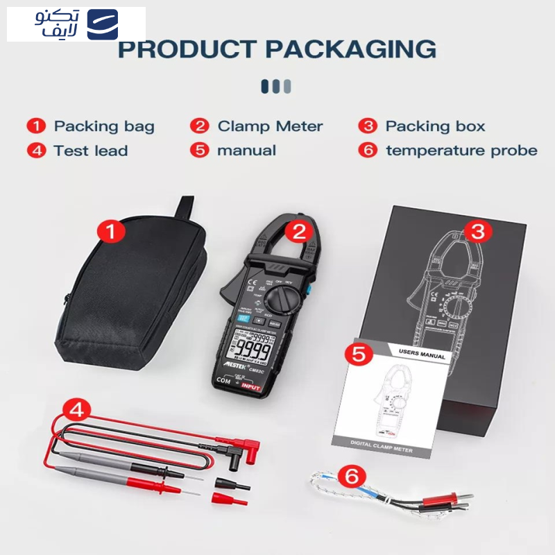 مولتی متر کلمپی دیجیتال مستک مدل CM83C مولتی متر کلمپی دیجیتال مستک مدل CM83C