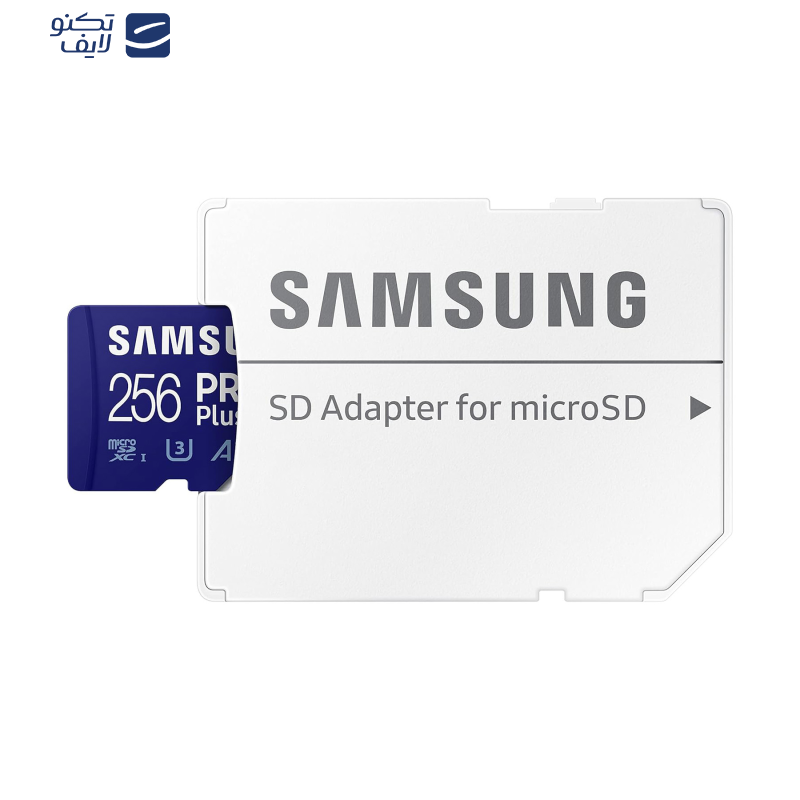 کارت حافظه MicroSDXC سامسونگ مدل Samsung PRO PLUS UHS-I U3 A2 V30 ظرفیت 256 گیگابایت به همراه آداپتور SD کارت حافظه MicroSDXC سامسونگ مدل Samsung PRO PLUS UHS-I U3 A2 V30 ظرفیت 256 گیگابایت به همراه آداپتور SD