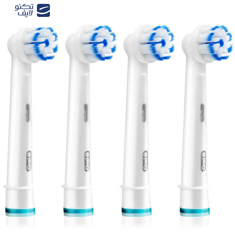 سری یدک مسواک برقی اورال-بی مدل SENSI ULTRATHIN بسته 4 عددی