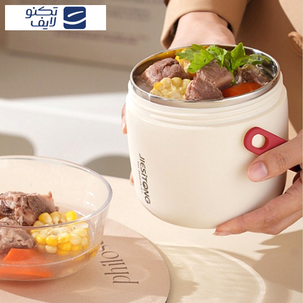 فلاسک غذا مدل دوجداره کد LUNCH-BOX گنجایش 1 لیتر فلاسک غذا مدل دوجداره کد LUNCH-BOX گنجایش 1 لیتر