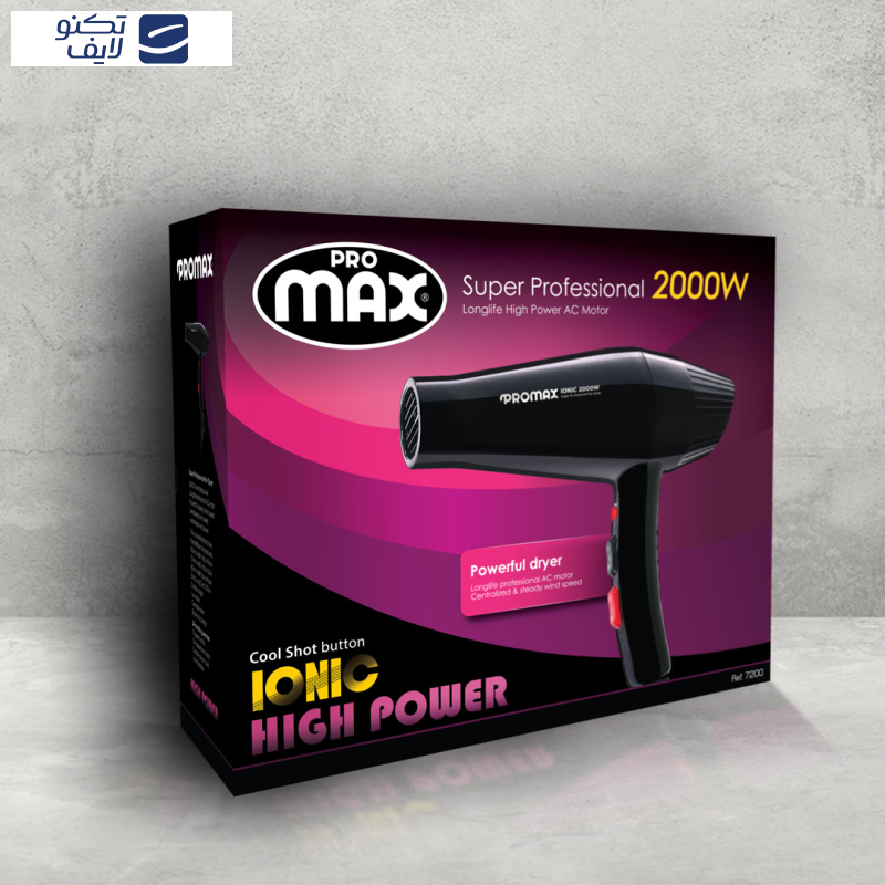 سشوار حرفه ای پرومکس مدل Ref.7200 سشوار حرفه ای پرومکس مدل Ref.7200