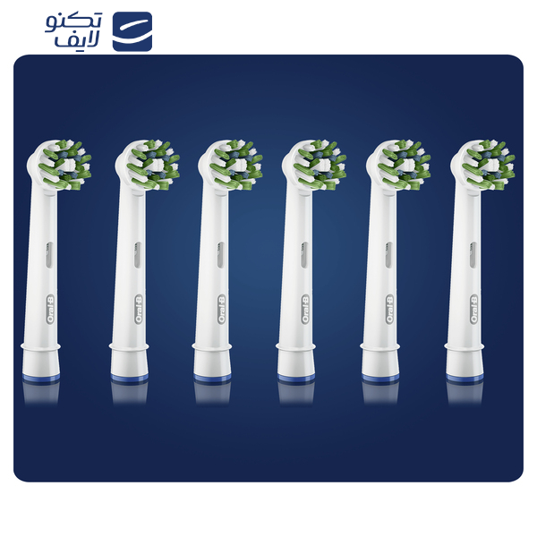 سری یدک مسواک برقی اورال-بی مدل Cross Action Clean Maximiser بسته 6 عددی سری یدک مسواک برقی اورال-بی مدل Cross Action Clean Maximiser بسته 6 عددی
