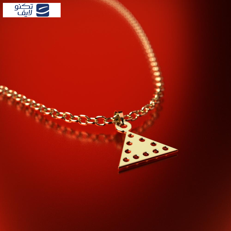 آویز گردنبند طلا 18 عیار زنانه مدوپد مدل مثلث کد PA1-10504 آویز گردنبند طلا 18 عیار زنانه مدوپد مدل مثلث کد PA1-10504