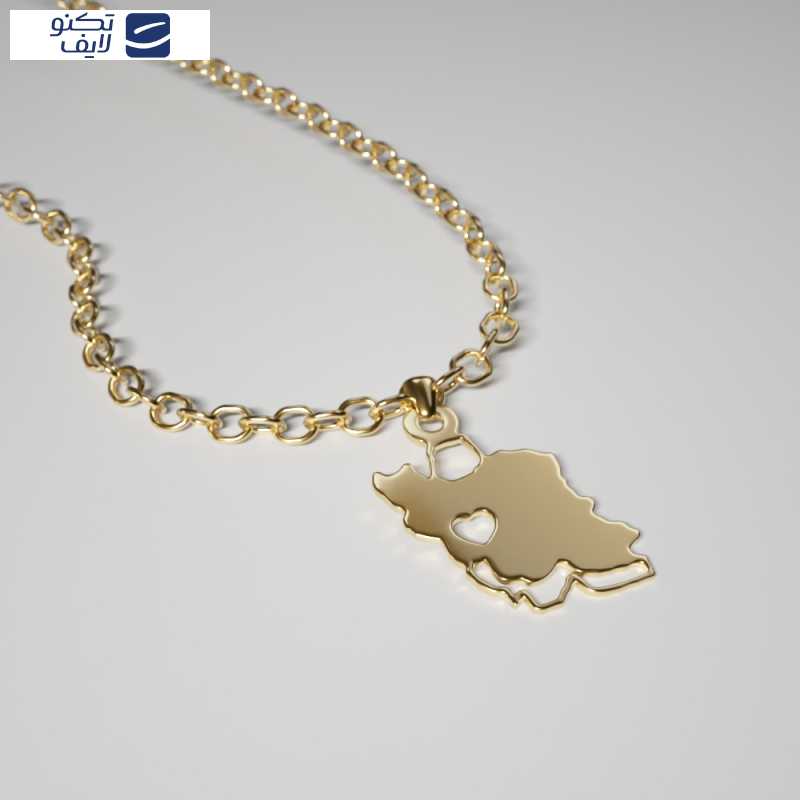 آویز گردنبند طلا 18 عیار زنانه مدوپد مدل  نقشه ایران کد kc18777 آویز گردنبند طلا 18 عیار زنانه مدوپد مدل  نقشه ایران کد kc18777