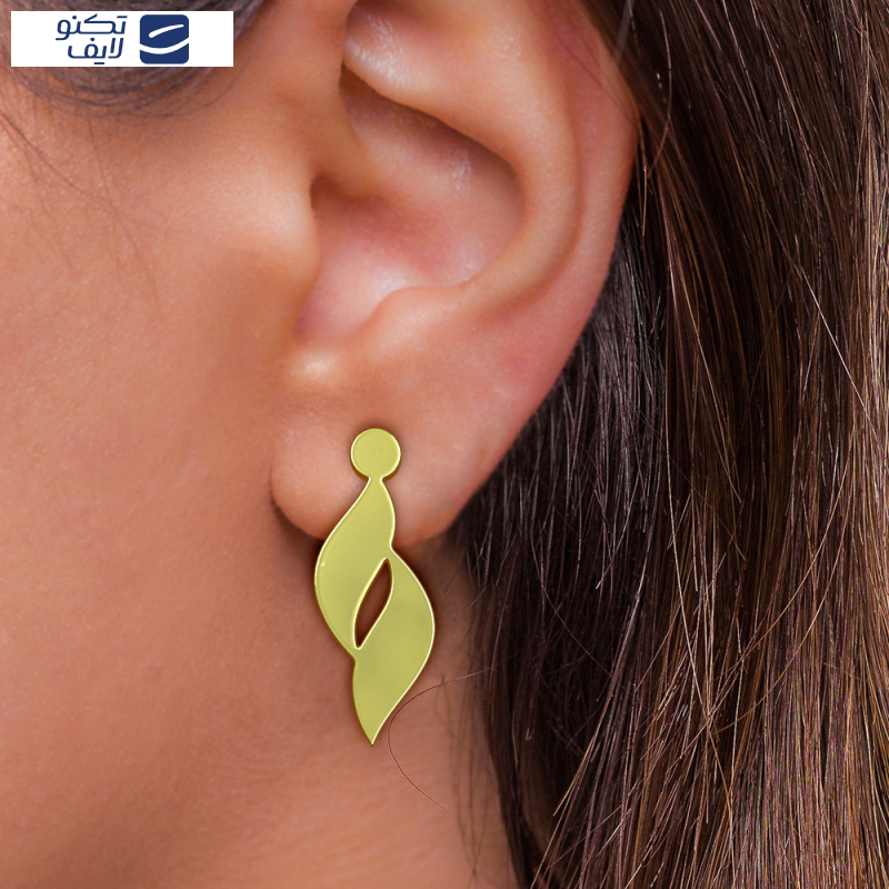 نیم ست طلا 18 عیار زنانه مدوپد مدل هندسی کد NA12795