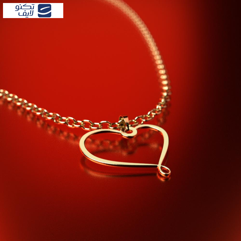 نیم ست طلا 18 عیار زنانه مدوپد مدل قلب کد NA17787