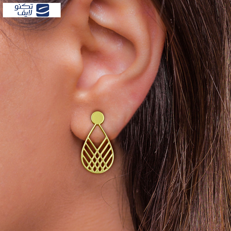 نیم ست طلا 18 عیار زنانه مدوپد مدل هندسی کد NA13577