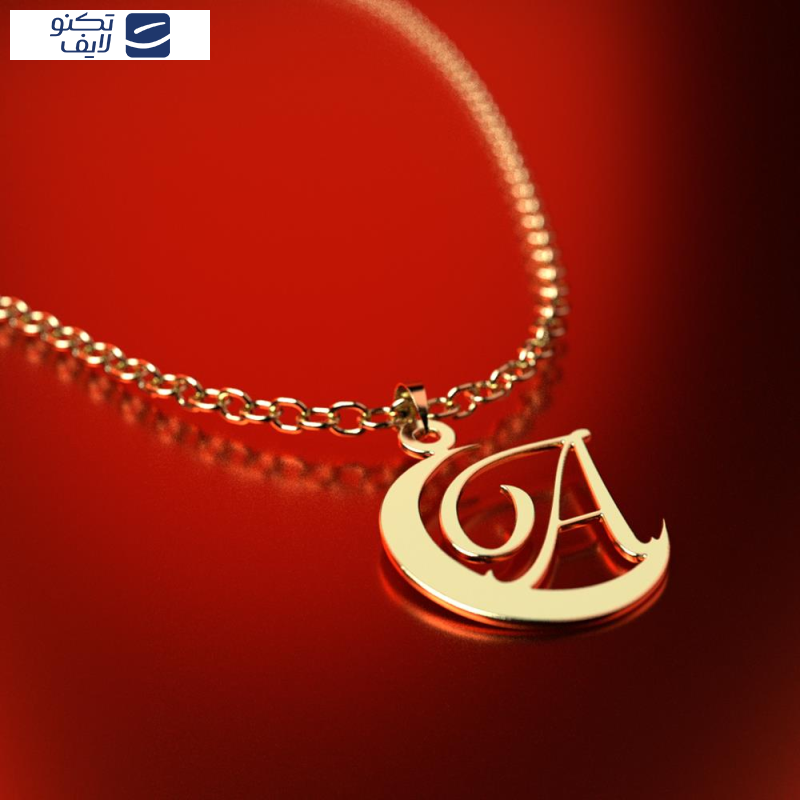 آویز گردنبند طلا 18 عیار زنانه مدوپد مدل A حرف کد PA1-13687 آویز گردنبند طلا 18 عیار زنانه مدوپد مدل A حرف کد PA1-13687