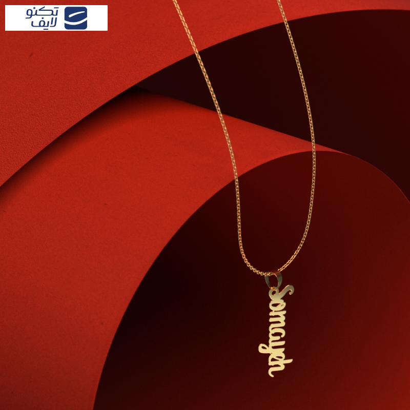 گردنبند طلا 18 عیار زنانه مدوپد مدل somayeh گردنبند طلا 18 عیار زنانه مدوپد مدل somayeh