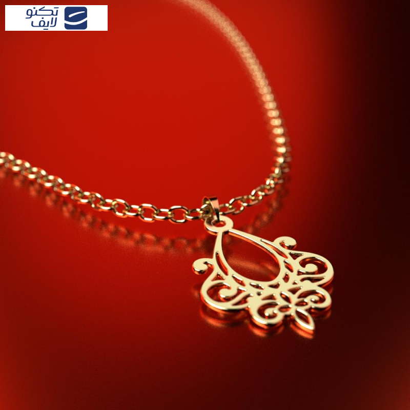 آویز گردنبند طلا 18 عیار زنانه مدوپد مدل هندسی کد PA1-15189 آویز گردنبند طلا 18 عیار زنانه مدوپد مدل هندسی کد PA1-15189