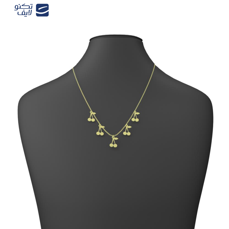 گردنبند طلا 18 عیار زنانه مدوپد مدل گیلاس کد RNA10963