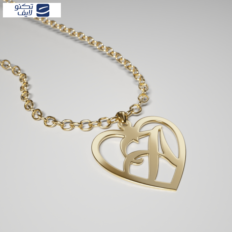 آویز گردنبند طلا 18 عیار زنانه مدوپد مدل A کد kc19056